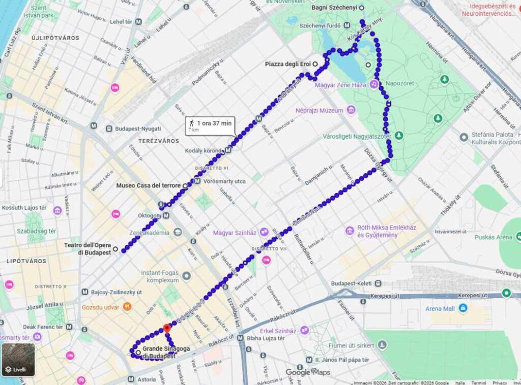 Itinerario giorno 3 Budapest
