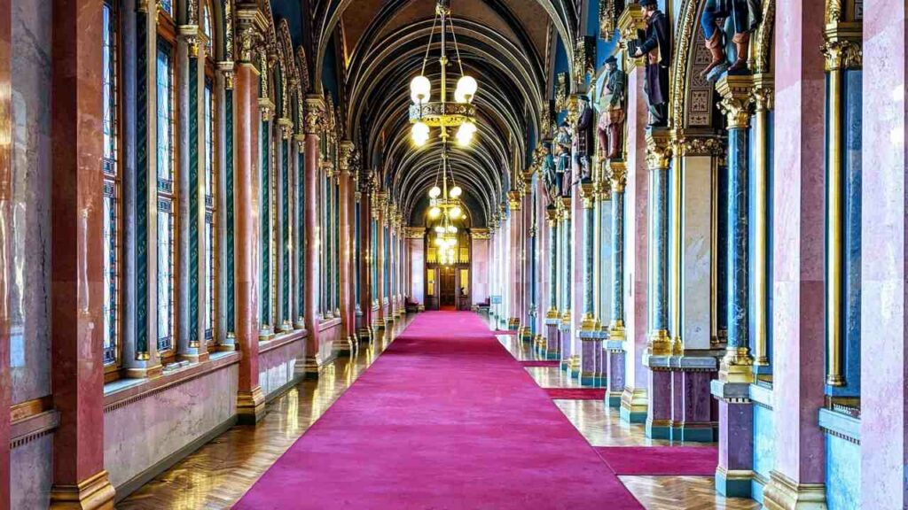 Parlamento Budapest interni