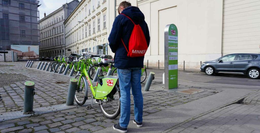 Le bici Mol BUBI a Budapest